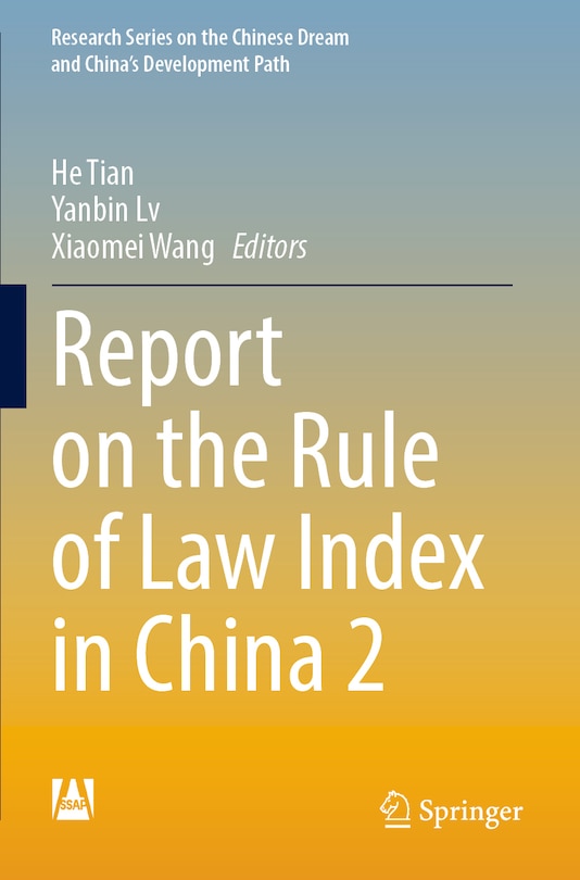 Couverture_Report on the Rule of Law Index in China 2