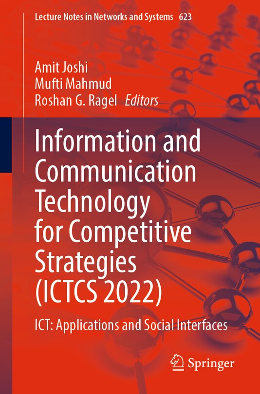 Front cover_Information and Communication Technology for Competitive Strategies (ICTCS 2022)