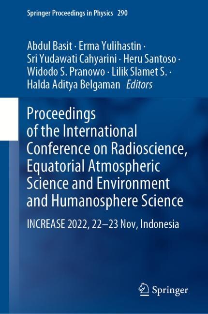 Front cover_Proceedings of the International Conference on Radioscience, Equatorial Atmospheric Science and Environment and Humanosphere Science