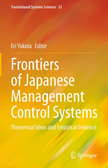 Front cover_Frontiers of Japanese Management Control Systems