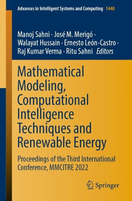 Couverture_Mathematical Modeling, Computational Intelligence Techniques and Renewable Energy