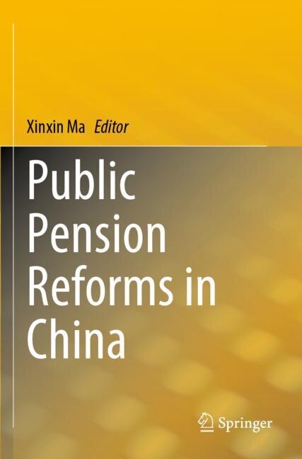 Front cover_Public Pension Reforms in China