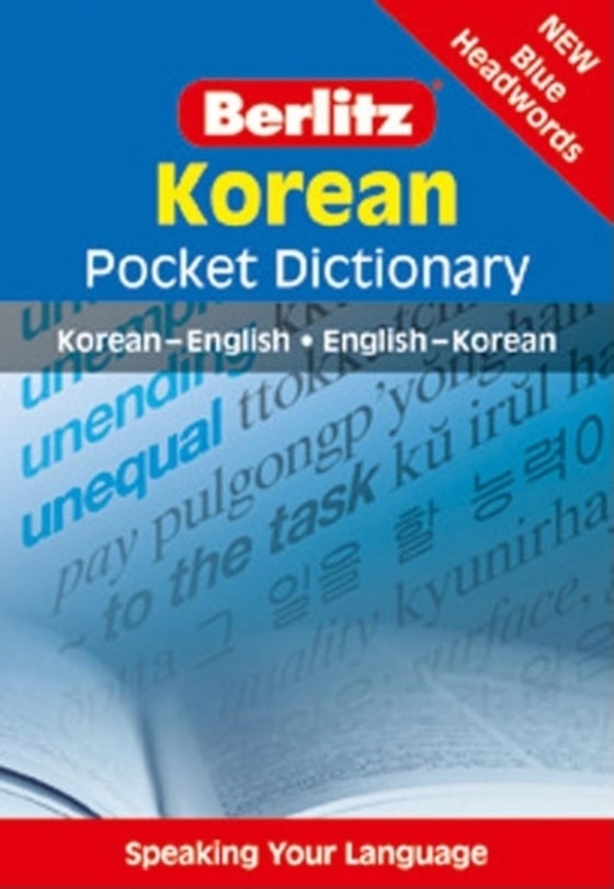 Front cover_Berlitz Korean Pocket Dictionary