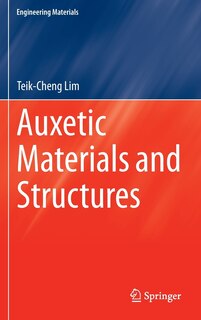 Front cover_Auxetic Materials and Structures