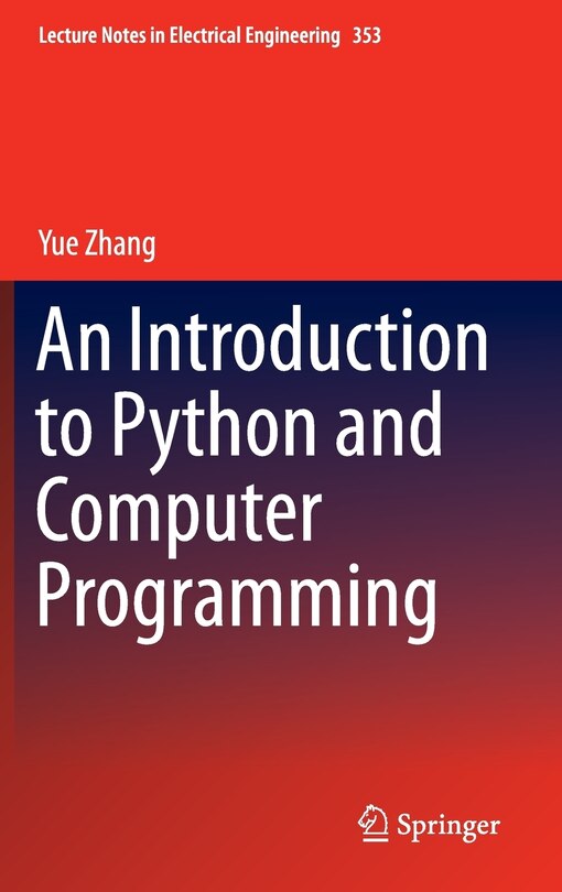 Couverture_An Introduction To Python And Computer Programming