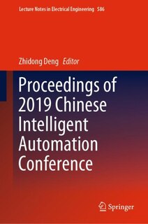 Couverture_Proceedings Of 2019 Chinese Intelligent Automation Conference
