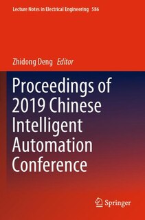 Couverture_Proceedings Of 2019 Chinese Intelligent Automation Conference