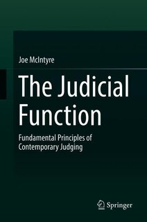 Couverture_The Judicial Function