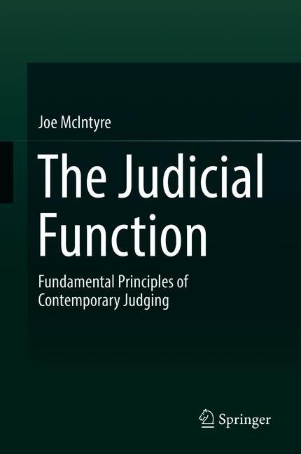 Couverture_The Judicial Function
