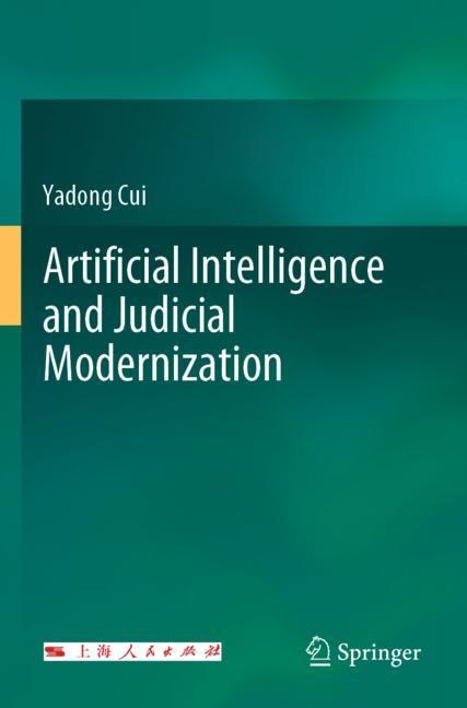 Front cover_Artificial Intelligence And Judicial Modernization