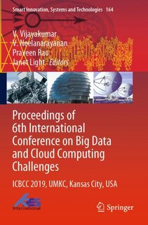 Couverture_Proceedings Of 6th International Conference On Big Data And Cloud Computing Challenges
