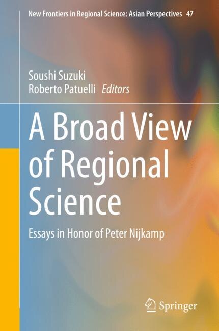 Couverture_A Broad View Of Regional Science