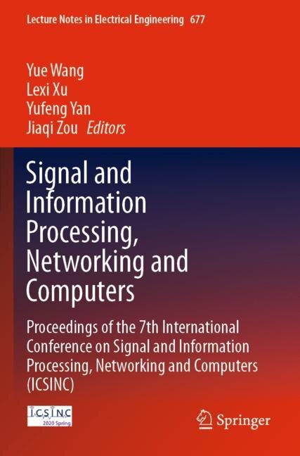 Couverture_Signal and Information Processing, Networking and Computers