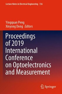 Couverture_Proceedings of 2019 International Conference on Optoelectronics and Measurement