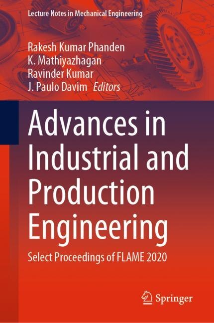 Front cover_Advances In Industrial And Production Engineering