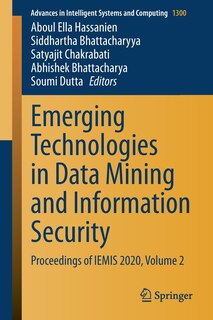 Couverture_Emerging Technologies In Data Mining And Information Security