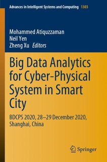Couverture_Big Data Analytics For Cyber-physical System In Smart City