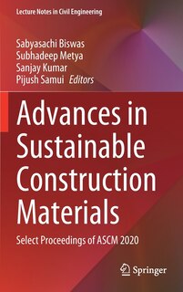 Front cover_Advances In Sustainable Construction Materials