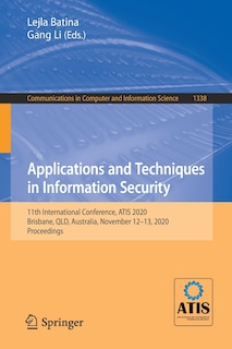 Front cover_Applications and Techniques in Information Security