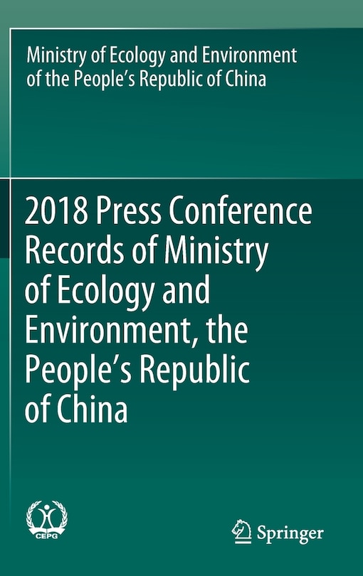 Front cover_2018 Press Conference Records Of Ministry Of Ecology And Environment, The People's Republic Of China