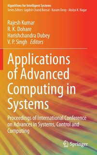 Front cover_Applications Of Advanced Computing In Systems