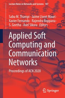 Applied Soft Computing And Communication Networks: Proceedings Of Acn 2020