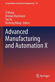 Couverture_Advanced Manufacturing And Automation X