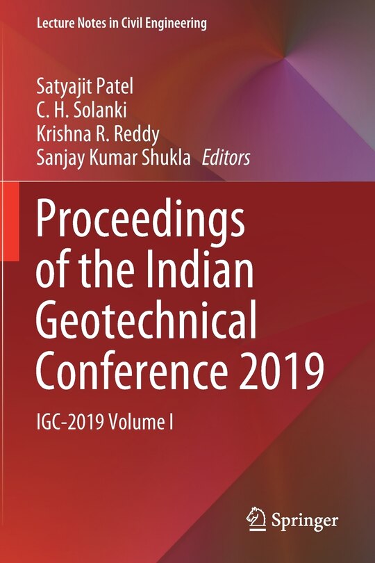 Front cover_Proceedings of the Indian Geotechnical Conference 2019