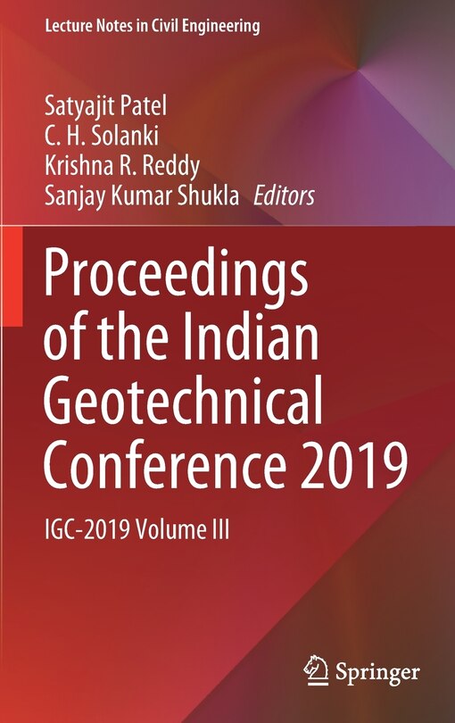 Couverture_Proceedings Of The Indian Geotechnical Conference 2019