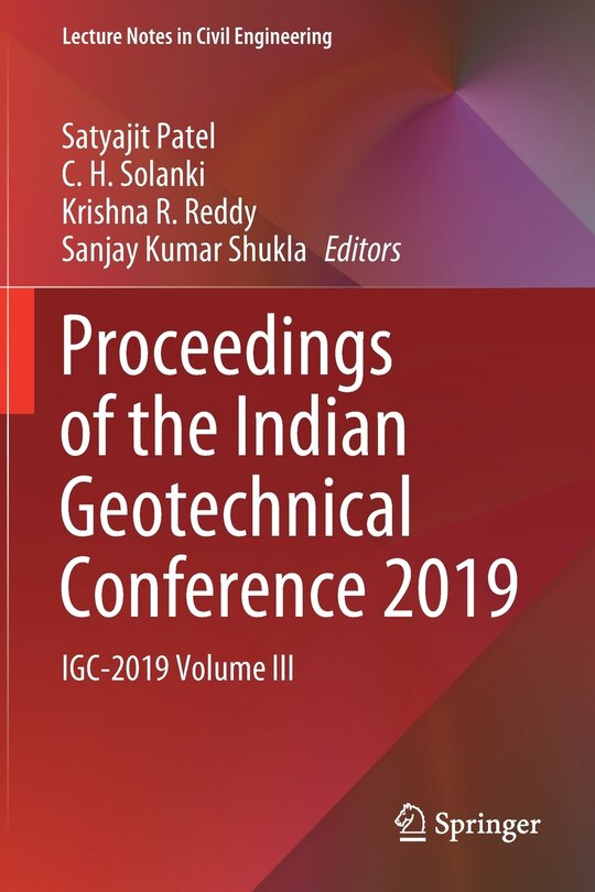 Front cover_Proceedings of the Indian Geotechnical Conference 2019