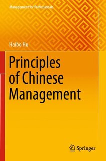 Couverture_Principles Of Chinese Management