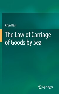 Front cover_The Law Of Carriage Of Goods By Sea