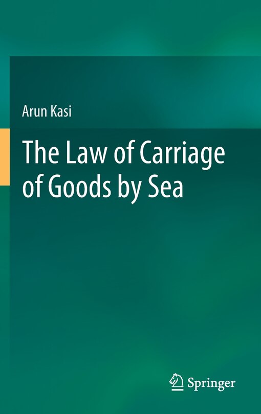 Front cover_The Law Of Carriage Of Goods By Sea