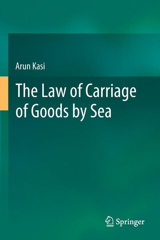 Front cover_The Law of Carriage of Goods by Sea