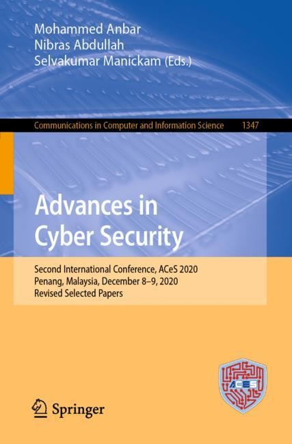 Couverture_Advances in Cyber Security