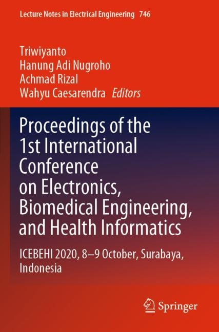 Couverture_Proceedings of the 1st International Conference on Electronics, Biomedical Engineering, and Health Informatics