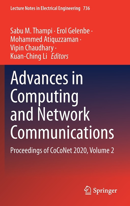 Couverture_Advances In Computing And Network Communications