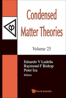 Couverture_Condensed Matter Theories, Volume 25 - Proceedings Of The 33rd International Workshop