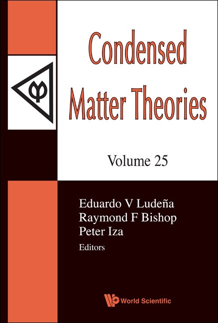 Couverture_Condensed Matter Theories, Volume 25 - Proceedings Of The 33rd International Workshop