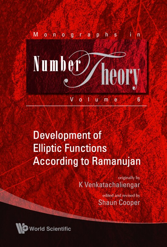 Couverture_Development Of Elliptic Functions According To Ramanujan