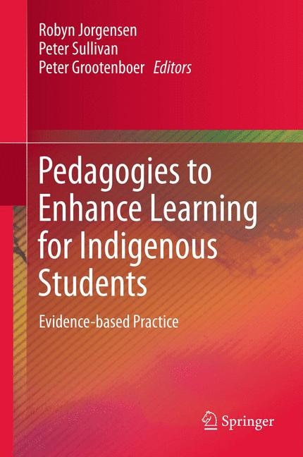 Couverture_Pedagogies to Enhance Learning for Indigenous Students