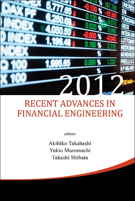 Couverture_Recent Advances In Financial Engineering 2012