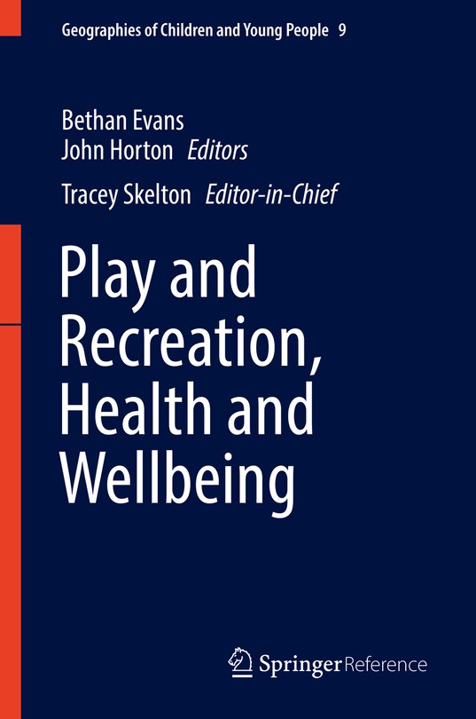 Front cover_Play And Recreation, Health And Wellbeing