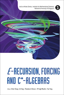 Couverture_E-recursion, Forcing And C*-algebras