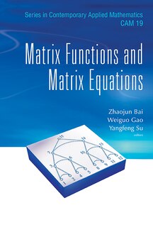 Couverture_Matrix Functions And Matrix Equations