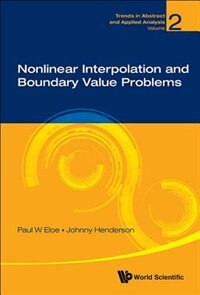 Front cover_Nonlinear Interpolation And Boundary Value Problems