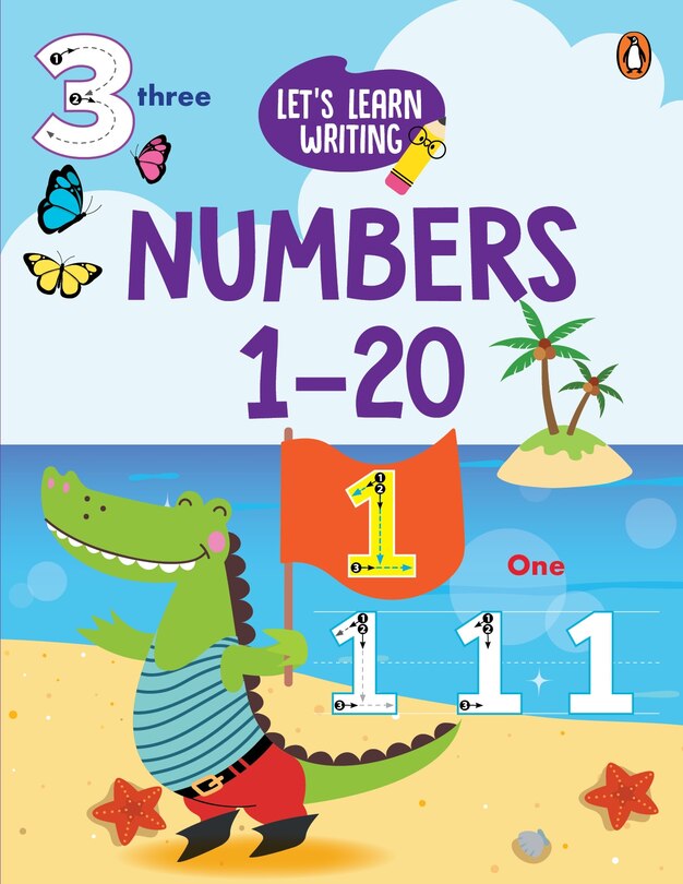 Front cover_Let's Learn Writing: Numbers 1 to 20
