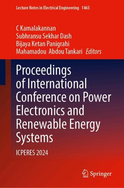Front cover_Proceedings of International Conference on Power Electronics and Renewable Energy Systems