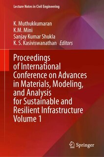 Front cover_Proceedings of International Conference on Advances in Materials, Modeling, and Analysis for Sustainable and Resilient Infrastructure Volume 1