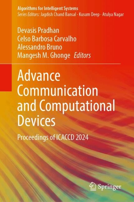Couverture_Advance Communication and Computational Devices